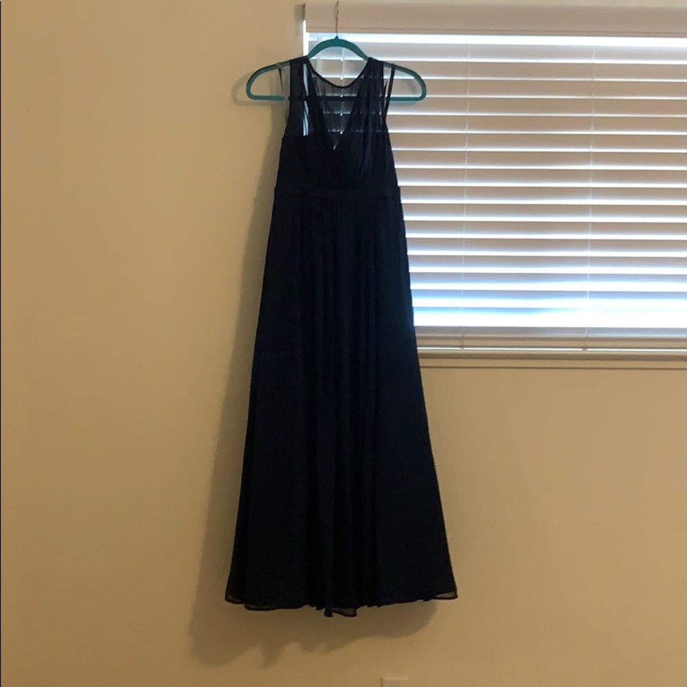 Navy blue bridesmaid dress. Worn once.